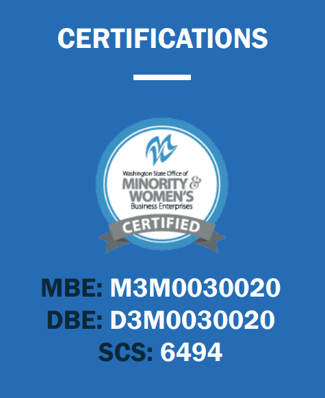Certifications, Washington State Office of Minority & Women's Business Enterprises